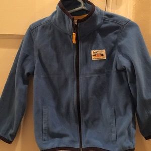 Blue and black toddler fleece